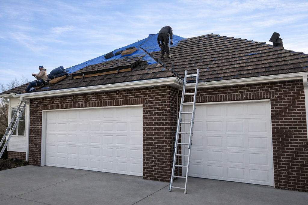 DaVinci composite roof installation in Omaha Nebraska by KO Roofing